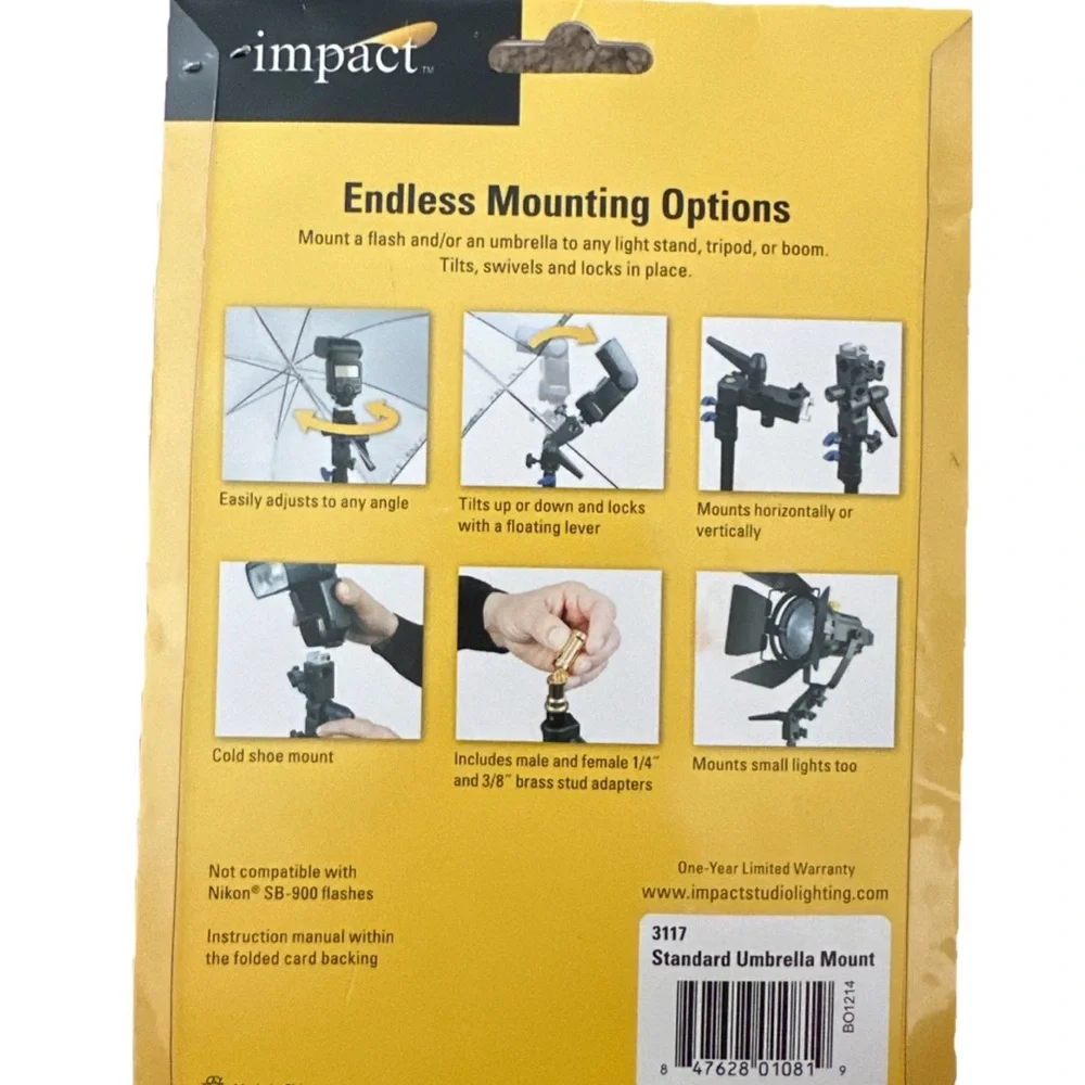 Impact Standard Umbrella Mount Bracket-New